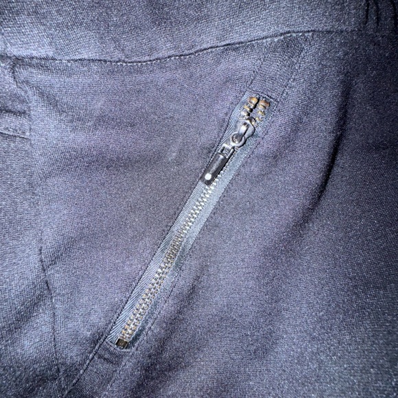 INC Brand Black pants, elastic waist, faux zipper pocket size 10 - Picture 10 of 11